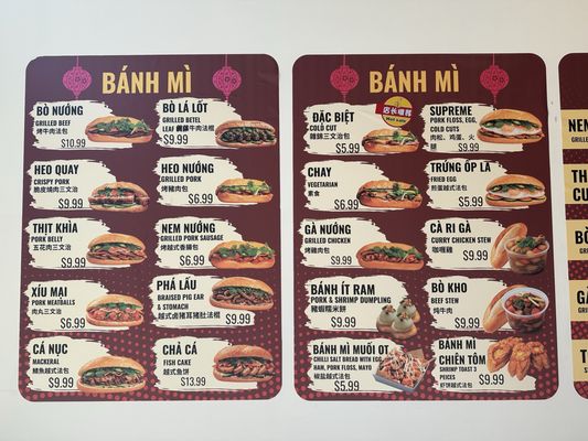 Menu photo 2 Viet Sandwich Toronto, ON