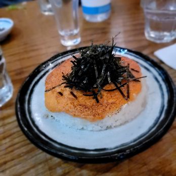 Izakaya Fuku - Yaka Mentai Mayo. Just OK. Get the other onigiri instead - Japanese Near Me - Jackson Heights, New York Izakaya Fuku - Yaka Mentai Mayo. Just OK. Get the other onigiri instead - Japanese Near Me - Jackson Heights, New York