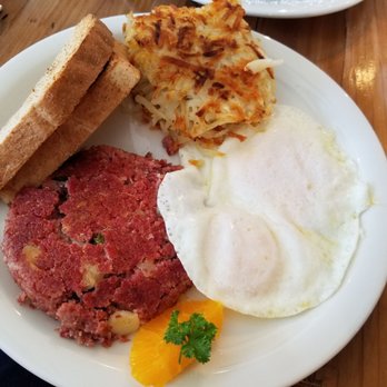 Moke’s Bread And Breakfast - Corned beef hash with 2 eggs, hash browns, and wheat toast! - Breakfast & Brunch Near Me - Honolulu, Hawaii
