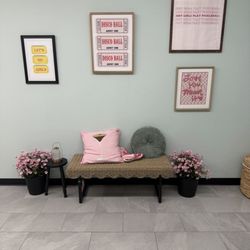 Drink & Dink - Cute decor. Love that pillow.
