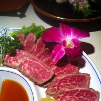 Anjin - Beef Sashimi - Japanese Near Me - Costa Mesa, California
