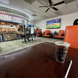 Seating. Mexican banda music on the radio, and showing the World Series. Seating. Mexican banda music on the radio, and showing the World Series.