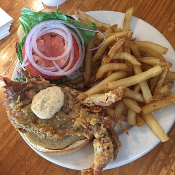 Plums - Special,  soft shell crab sandwich - Seafood Near Me - Beaufort, South Carolina