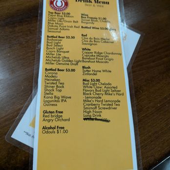 Horseshoe Restaurant - Drink Menu (Oct 2024) - American Near Me - Deadwood, South Dakota Horseshoe Restaurant - Drink Menu (Oct 2024) - American Near Me - Deadwood, South Dakota