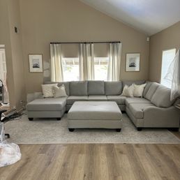Living room floor