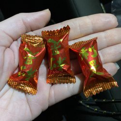 Aqua Foot Care - Cute Chinese candies  at the front desk. Goes great with their complimentary waters after a massage!