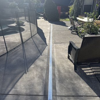 Sierra's Concrete - Channel drain - Patio Coverings Near Me Sierra's Concrete - Channel drain - Patio Coverings Near Me