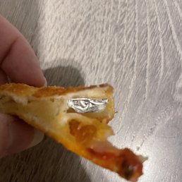 This was cooked into the crust This was cooked into the crust