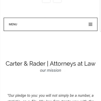 Carter & Rader Attorneys at Law - Avoid this place at all costs. - Divorce & Family Law Near Me - Lubbock, Texas Carter & Rader Attorneys at Law - Avoid this place at all costs. - Divorce & Family Law Near Me - Lubbock, Texas