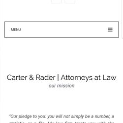Carter & Rader Attorneys at Law