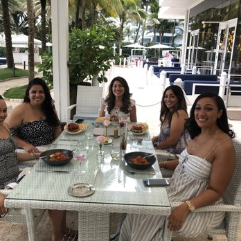 La Plage At Surfside Grand Beach Hotel - a group of women enjoying a meal - Desserts Near Me - Surfside, Florida