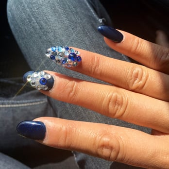 Candy Nails - Nancy is the best! Nails for my perfect diamond chandelier wedding - Nail Salons Near Me - Temple City, California