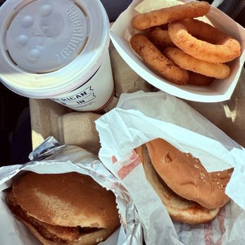 All American Hamburger Drive-In - Chocolate shake, L Onion Rings, Hamburger, Fish Filet - Burgers Near Me - Massapequa, New York All American Hamburger Drive-In - Chocolate shake, L Onion Rings, Hamburger, Fish Filet - Burgers Near Me - Massapequa, New York