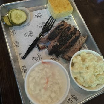Gaskins Barbecue and Lobster - brisket, cornbread, coleslaw, and white cheddar mac and cheese - Barbeque Near Me - Lakeland, Florida Gaskins Barbecue and Lobster - brisket, cornbread, coleslaw, and white cheddar mac and cheese - Barbeque Near Me - Lakeland, Florida