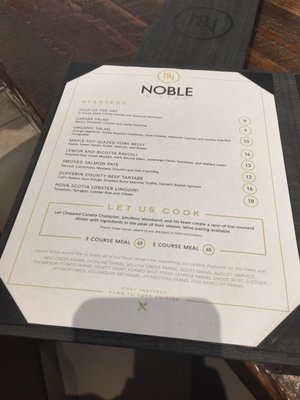 Menu photo 2 Noble Bistro Oakville, ON Menu photo 2 Noble Bistro Oakville, ON
