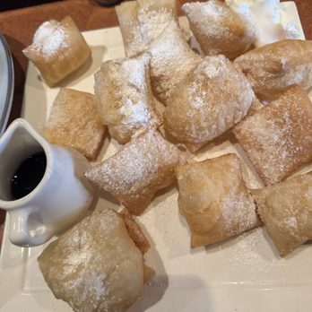 The Beachcomber - Freshly made beignets with warm maple syrup - Seafood Near Me - Newport Beach, California