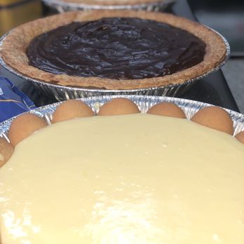 Chief’s Hideaway - Homemade Lemon Pie, Chocolate Pie, and Coconut Pie. - New American Near Me - Calhoun, Louisiana