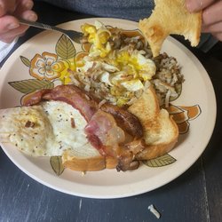 Ben Franklin Bistro - Three Egg Breakfast - already partially devoured!
