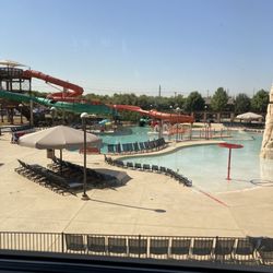View from one of the windows in the eating area