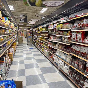 Lotte Plaza - a grocery store aisle with a checkered floor - International Grocery Near Me - Catonsville, Maryland Lotte Plaza - a grocery store aisle with a checkered floor - International Grocery Near Me - Catonsville, Maryland