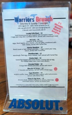 Menu photo 2 Warriors Taphouse Virginia Beach, VA Menu photo 2 Warriors Taphouse Virginia Beach, VA