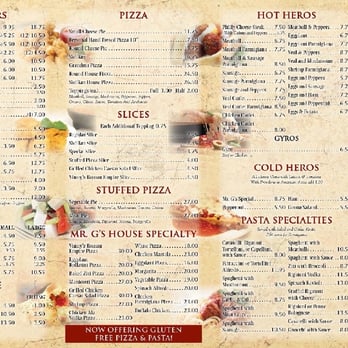 Mr G's Pizzeria - Pizza Near Me - Lindenhurst, New York