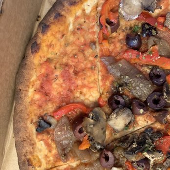 Flatbread - Goat cheese is sparse on 1. 2 gf vegan piess that sub-par... these are expensive. Getting snubbed on the toppings is disheartening. - Pizza Near Me - Amesbury, Massachusetts Flatbread - Goat cheese is sparse on 1. 2 gf vegan piess that sub-par... these are expensive. Getting snubbed on the toppings is disheartening. - Pizza Near Me - Amesbury, Massachusetts