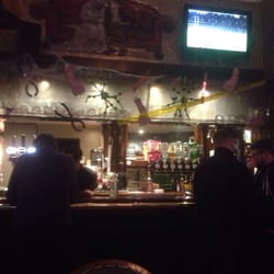 The Thornwood - The bar is decorated for Halloween