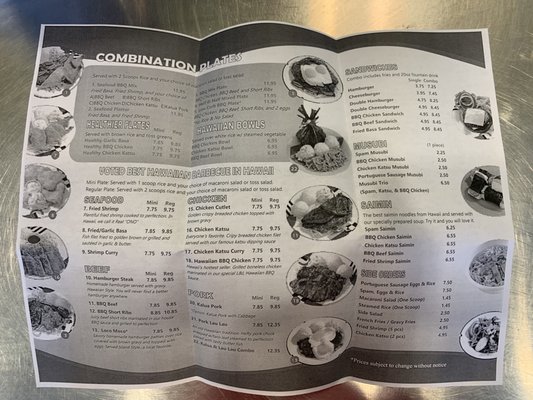 Menu photo 1 L&L Hawaiian Barbecue Mountain View, CA