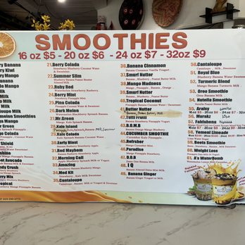 Hemo’s Spot - Menu 1 - Juice Bars & Smoothies Near Me - Oakland, California