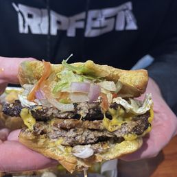 Breakfast smash burger Breakfast smash burger