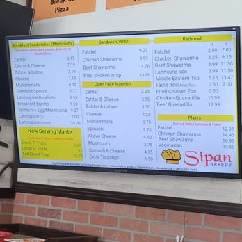 Sipan Bakery - Menu - Bakeries Near Me - Glendale, California Sipan Bakery - Menu - Bakeries Near Me - Glendale, California