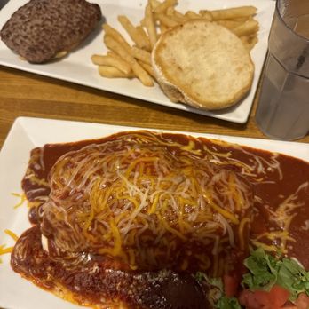 Silver Moon Cafe - Gigantic burrito and hamburger with fries. - Mexican Near Me - Santa Rosa, New Mexico Silver Moon Cafe - Gigantic burrito and hamburger with fries. - Mexican Near Me - Santa Rosa, New Mexico