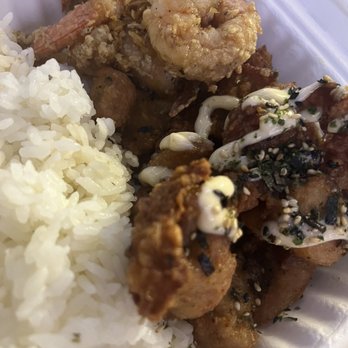 Da Soriano Grindz - Garlic Shrimp and Mochiko Chicken - Filipino Near Me - Kahului, Hawaii Da Soriano Grindz - Garlic Shrimp and Mochiko Chicken - Filipino Near Me - Kahului, Hawaii