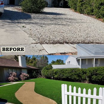 Turf and Paver Exchange - You can see how great the bottom of the fence looks with turf all around it. - Artificial Turf Near Me - Camarillo, California Turf and Paver Exchange - You can see how great the bottom of the fence looks with turf all around it. - Artificial Turf Near Me - Camarillo, California