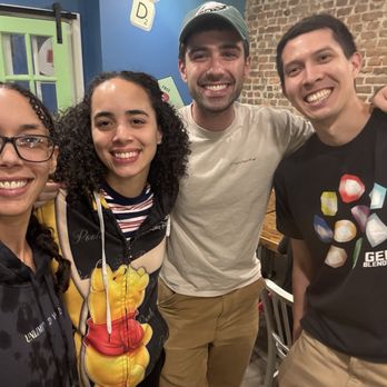 Sip N' Play - Sky, Steve, and Sam - Tabletop Games Near Me - Brooklyn, New York