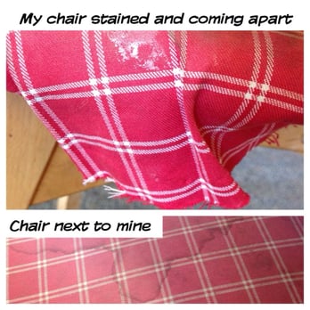 Bean Scene Cafe - Stains and fabric issues on chairs - Coffee & Tea Near Me - Mountain View, California Bean Scene Cafe - Stains and fabric issues on chairs - Coffee & Tea Near Me - Mountain View, California