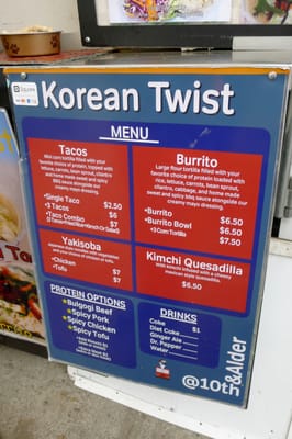 Menu photo 6 Korean Twist Portland, OR