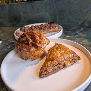 Milli by Metric - Jordanian laminated bun and bacon/leek turnover - Cafes Near Me - Chicago, Illinois