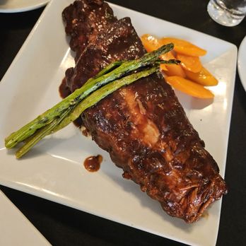 The Cellar Pub and Grill - Bbq ribs with vegetables - Canadian (New) Near Me - Elora, Ontario