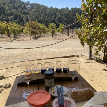 Old Creek Ranch Winery - Our view of the vineyard during our tasting - Venues & Event Spaces Near Me - Ventura, California Old Creek Ranch Winery - Our view of the vineyard during our tasting - Venues & Event Spaces Near Me - Ventura, California