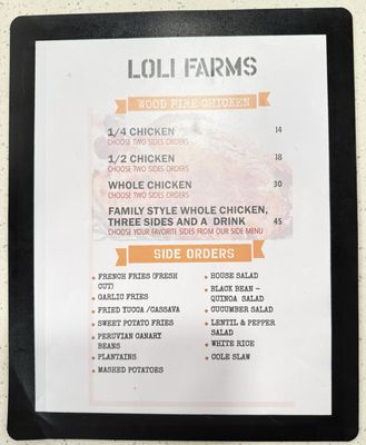 Menu photo 1 Loli Farms Pasadena, CA Menu photo 1 Loli Farms Pasadena, CA