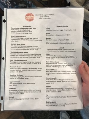 Menu photo 4 The Westside Coffee Company Logan, UT Menu photo 4 The Westside Coffee Company Logan, UT