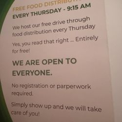 La Cosecha - Weekly Thursday food distribution from 8am to 1pm