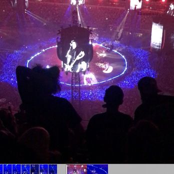 AT&T Stadium - Our view- the back of these peoples head for 95% of the show - Stadiums & Arenas Near Me - Arlington, Texas