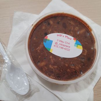 MB's Place - 3 way chili (s) - Food Trucks Near Me MB's Place - 3 way chili (s) - Food Trucks Near Me