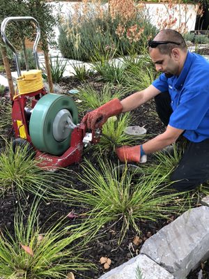 Water line replacement residential - This was for a water line from the meter to the house after the old one rotted out due to old age / galvanized line.