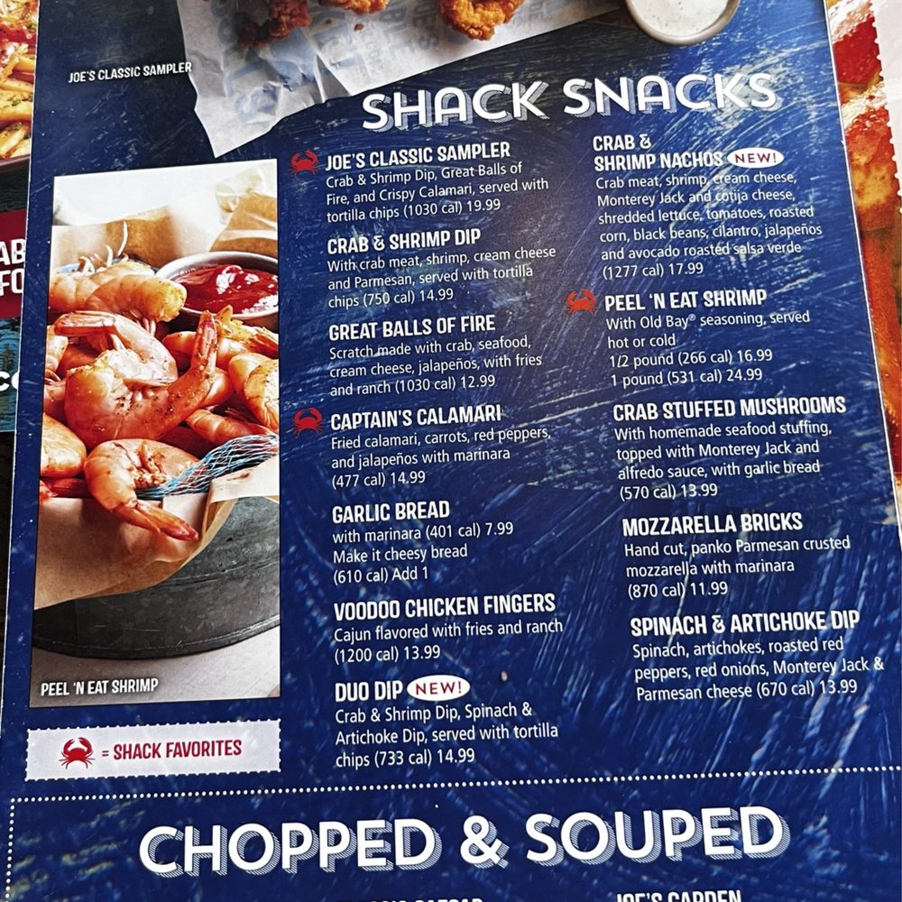 Joe's Crab Shack - Menu - Seafood Near Me - Louisville, Kentucky Joe's Crab Shack - Menu - Seafood Near Me - Louisville, Kentucky