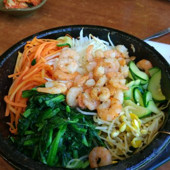 Sunrise House - Shrimp bibimbap - Korean Near Me - Toronto, Ontario