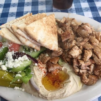 Greek Corner - Chicken Shwarma Plate - Greek Near Me - Bossier City, Louisiana Greek Corner - Chicken Shwarma Plate - Greek Near Me - Bossier City, Louisiana